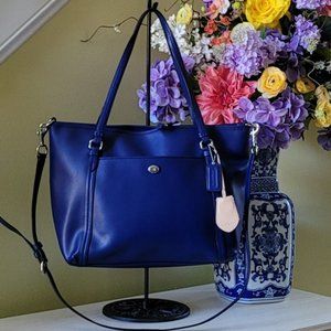 Coach Blue Tote Bag
